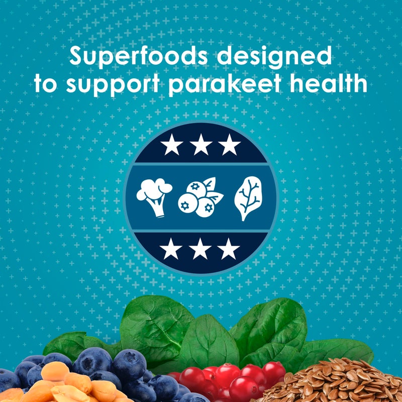 Kaytee Forti-Diet Pro Health Nourish+Protect Parakeet Food, Comprehensive Nutrition Backed by Science, Digestive Health, Immune Support, 4 pounds - Image 4